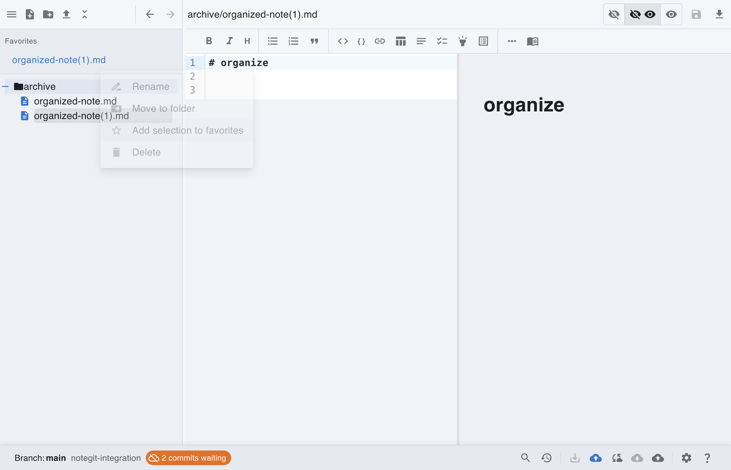 NoteBranch | Free Open-Source Markdown Notes for Git, AWS S3, and Local